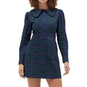 Hill House: The Hazel Dress Blackwatch Tartan | S